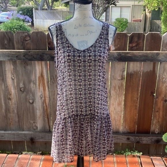 Astr The Label Bohemian Sheer Dress - Picture 1 of 4